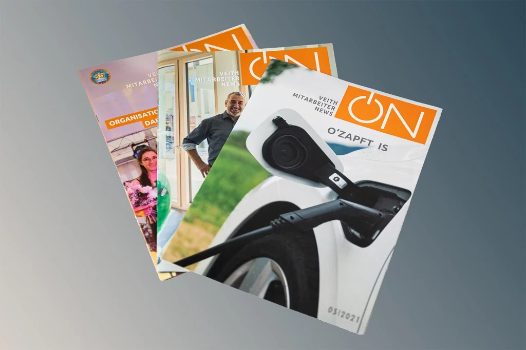 Mitarbeiterzeitschrift Vorderseite